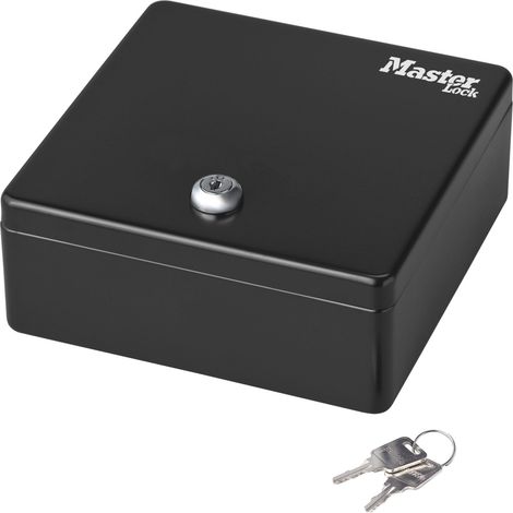 MASTER LOCK - Coffre à clé ou caisse à monnaie noir (1/4)