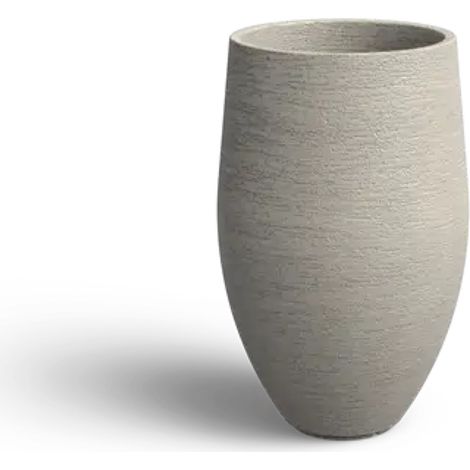 Adezz Kivo aus Beton/Glasfaser Pflanzgefäß Pflanzkübel 50x80cm in mehreren Farben