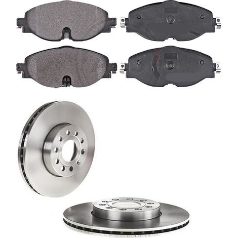 KIT FRENI ANTERIORI compatibile con VW GOLF VIII VARIANT (CG5) - DISCHI + PASTIGLIE OEM: P 85 126 / 17521 , 17558 /SOSTITUZIONE DIRETTA/BASSA POLVERE/SILENZIOSO (1/5)