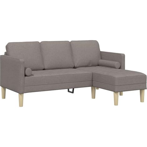 Ensemble de Canapé，Sofa pour Salons Taupe 173 x 131 x 67 cm tissu CFW38014 (1/5)