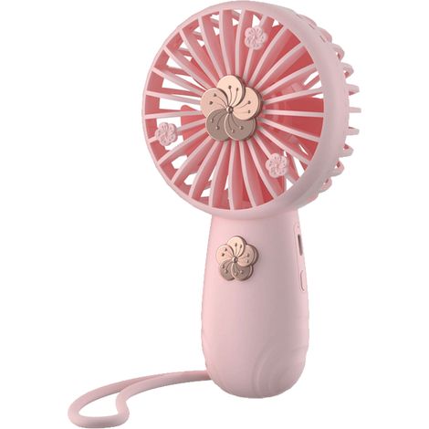 1 Ventilateur, 3 vitesses, turbine silencieuse, batterie 500 mAh, USB, bureau, voyage (1/5)