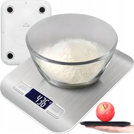 Bilancia elettronica di precisione da cucina 5 kg/1 g LCD