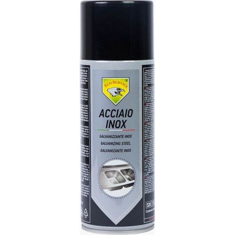 ACCIAIO INOX 18/10 BOMBOLETTA SPRAY RIVESTIMENTO PROTETTIVO ML 400 (26954)