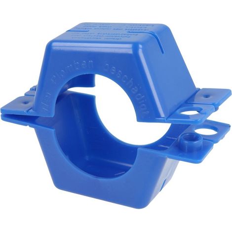 Le Sanitaire – Collier de serrage plastique bleu 1 1/2’’ – Pour tuyaux de 43mm – Lot de 2 – Résistant aux manipulations