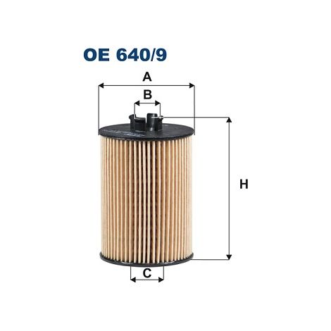 Filtro de aceite Mercedes A W168 97 W169 A 200