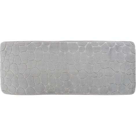 Tappeto memory in microfibra pebble 45x120 cm - grigio chiaro - Tendance (1/3)