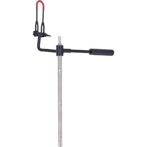 Rallonge de 50 cm (20 pouces) en acier allié pour la pêche sur glace, avec poignée et connecteur pour perceuse électrique (1/5)