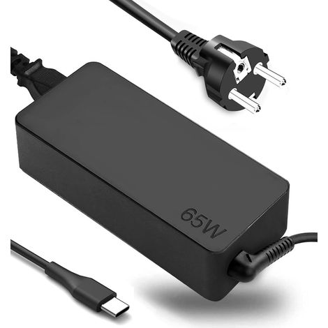 65-W-USB-C-Laptop-Ladegerät, kompatibel mit X280, X380, X390, L390, E480, E580, E590, E495, T480, C720, C730, C910, C940, Typ-C-Adapter (1/5)