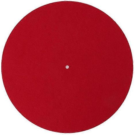 12 Zoll Audiophiler 3 mm dicker Filzteller für Vinyl-Plattenspieler, antistatisch (1/5)