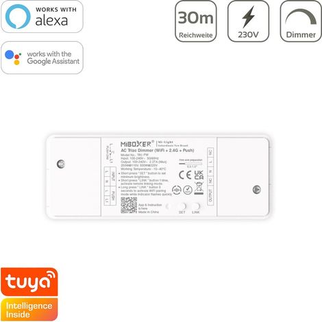 MiBoxer Triac Dimmer 500W WiFi Tuya 2.4 GHz+ Push TRI-PW (1/5)
