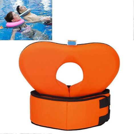 Supporto universale per poggiatesta da ufficio, cuscino poggiatesta imbottito regolabile in altezza e angolazione, colore arancione. (1/4)
