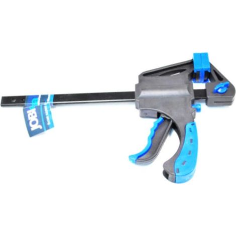 JOBI Extra WX3661, Prensa rápida de 250 mm con barra metálica resistente y diseño de una sola mano, ideal para carpintería y bricolaje