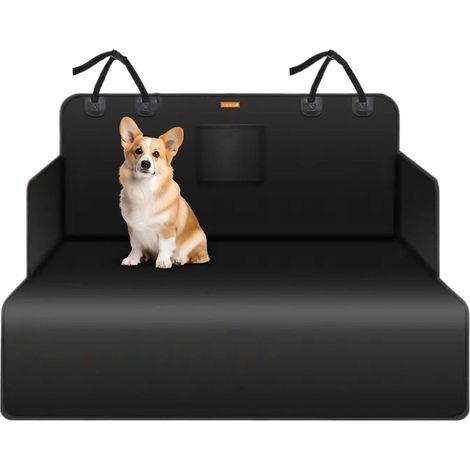 Tapis de coffre SUV pour chiens Housse de coffre imperméable et antidérapante Accessoires d'intérieur de voiture Pour les voyages arrière, utilisation quotidienne longue distance, pique-nique (1/5)
