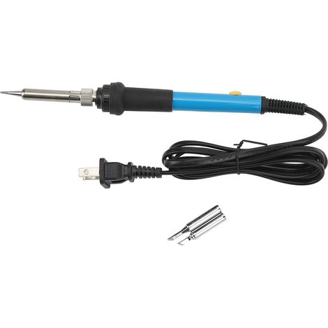 Kit de fer à souder électrique 60W PTC thermostatique, pistolet à souder avec pointe, outil de soudage pour réparation DIY, prise américaine 110V (1/5)
