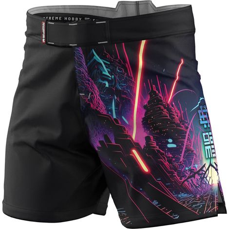 Cyber Animals Herren-Sportshorts, Größe 3XL, Schwarz