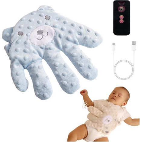 Aide au sommeil - Le transat pour bébé - Aide au sommeil pour bébés et enfants - Automatique - Rechargeable - Apprentissage du sommeil - Poussette - Aide bébé à mieux dormir - Coussin apaisant pour b
