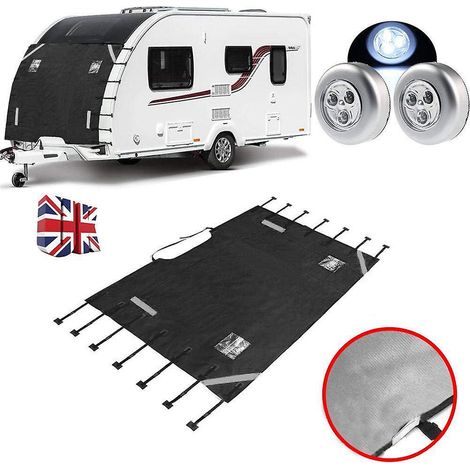 Protection de remorquage avant universelle éclairée par LED pour camping-car et caravane (1/5)