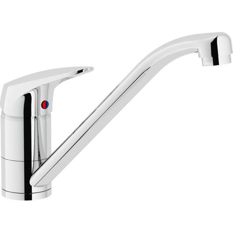 Mezclador monomando para fregadero 155x225 mm de latón cromado - Nobili Hera