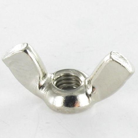 Ecrou à oreille Laiton nickelé M6 Forme amEricaine - 100 pièces (1/2)