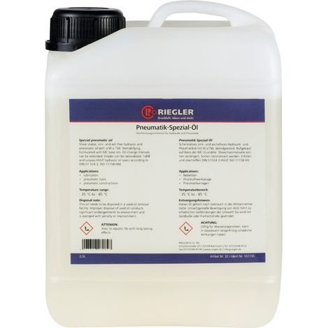 RIEGLER Pneumatik-Spezial-Öl 2,5 l (1/2)