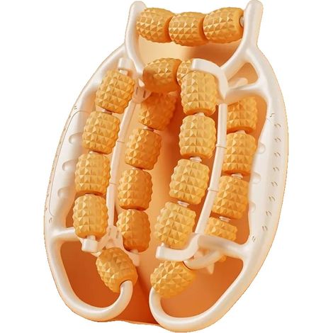 Rullo massaggiante, lunghezza regolabile, diciotto rulli indipendenti, 23 cartucce arancioni (1/2)