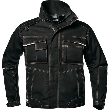 SIR SAFETY SYSTEM GEMINI Veste de travail multipoches déperlante noir Taille XXL