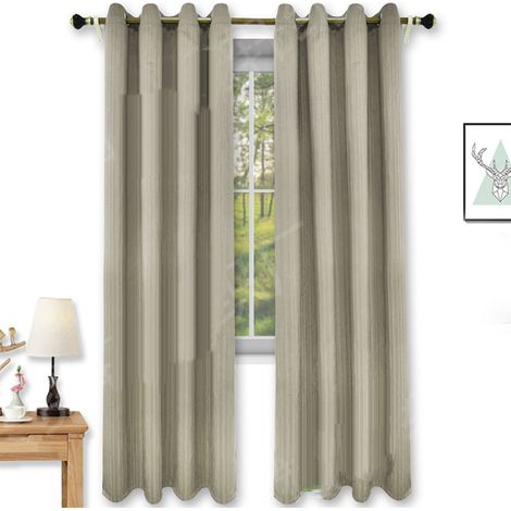Rideaux occultants pour salon, rideaux isolants thermiques, rideaux à œillets, adaptés à la chambre et au salon (lot de 2, 132 x 160 cm).