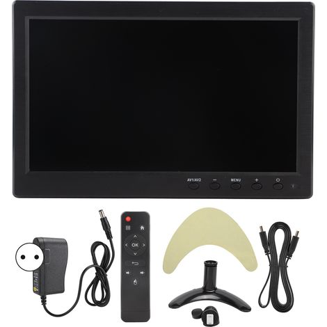 Écran portable 10,1 pouces 16:9 Moniteur HDMI pour PS4 Xbox Raspberry Pi (prise UE)