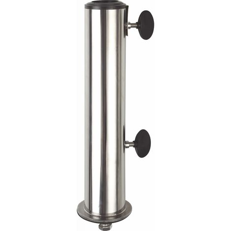 Doppler Strandrohr für Granitsockel 25 – 48 oder 32 – 60 auswählbar aus Edelstahl 85897 ø 60 mm