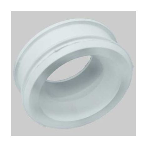MORSETTO PER WC IN GOMMA BIANCA  Ø est. mm 60 / int. mm 40÷45     MADE IN ITALY