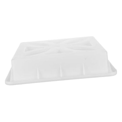 Moule Brique en Plastique 35x35x7,5 Cm pour Béton, Moule Brique Extérieur Facile à Démouler, pour Projets de Construction et Aménagement Paysager (1/5)