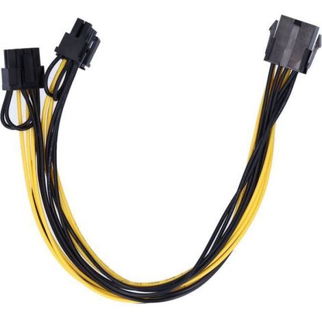 Power Supply Cable, Power Extension Cable Plug And Play Convenient Good Conductivity for informatique accessoire (1/4)