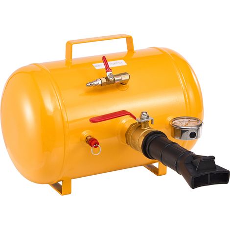 Mophorn Destalonador de neumáticos de 18,9 L, presión de trabajo de 0,6-0,8 MPa, herramienta de inflado para camionetas, todoterrenos, jeeps, tractores cortacésped, amarillo, 400 x 535 x 295 mm