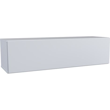 Weißer, wandhängender TV-Schrank, 140 cm, Wohnzimmermöbel, TV-Ständer