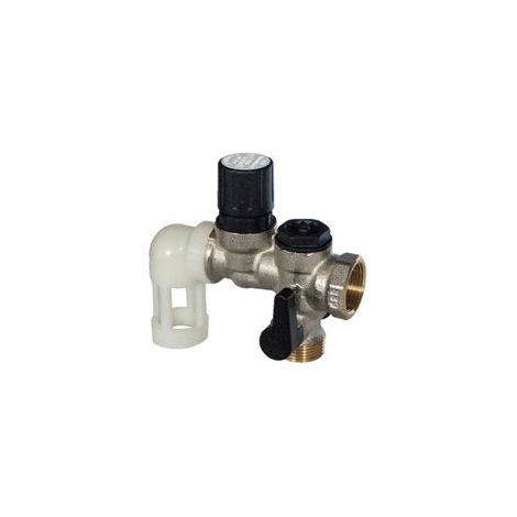 Comap – Groupe de sécurité coudé D20x27 NF inox – Protection contre surpression – Évacuation et vidange – Installation obligatoire