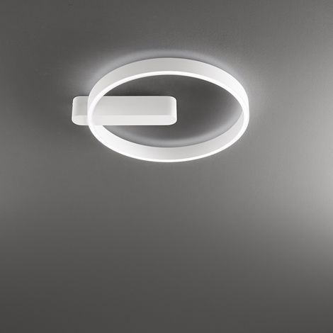 Off plafoniera in alluminio bianco LED 52W CCT 3000K 4000K 6000K CRI80 220-240V 50/60Hz 4160Lm biemissione