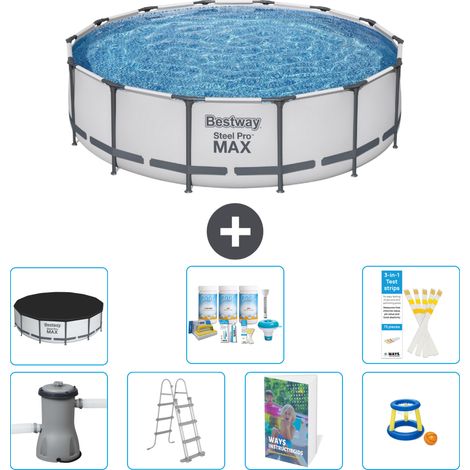 Bestway Steel Pro MAX Rund - 427x122 cm - 8-teilig  S548 (1/4)