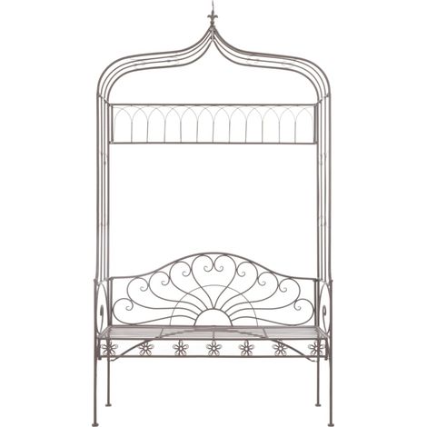 Gartenbank 122 cm Antikes Eisen