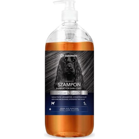 Eurowet Szampon Ciemna sierść dla psa 1l
