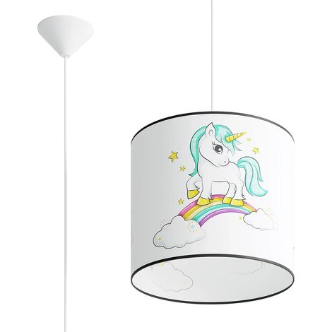 Lámpara colgante infantil Unicornio 30 (1/5)