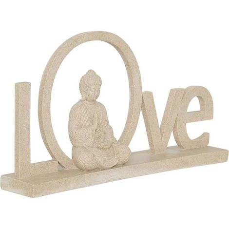 Mot à Poser Love & Bouddha "Salma" 36cm Beige