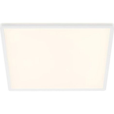 Plafoniera led slim 42 cm 22w 3000 lm bianco con control remoto