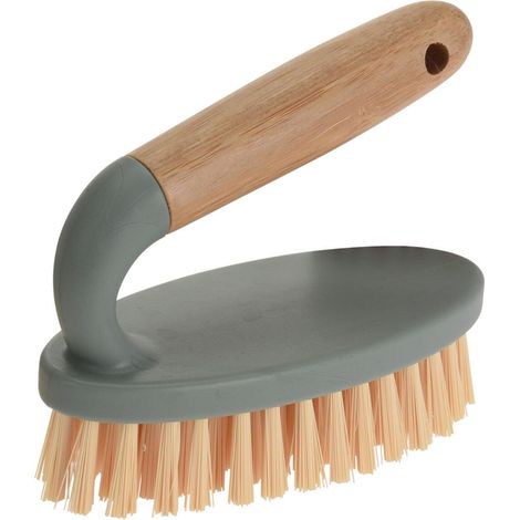 Accessorio per la pulizia ultra-clean spazzola ecologica manico bambù 14x11 cm