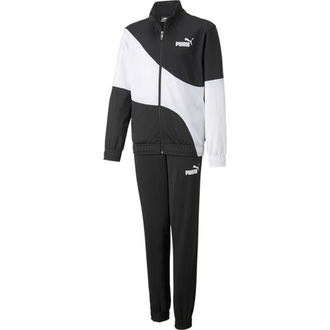 Survêtement garçon Puma POWER CAT POLY noir 67328301 r 110 (1/5)