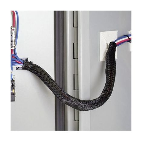 Panduit SE25PSC-TR0 Schwarze Geflechtschläuche Kabelschutz