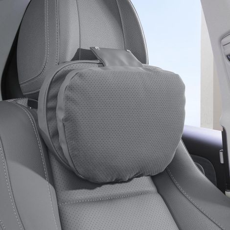 Auto Nackenkissen Kopfstütze Grau, Beidseitig, Ergonomisch, Atmungsaktiv (1/5)