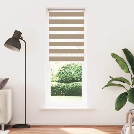 Maison Exclusive - Tenda a Rullo Zebra Larghezza Tessuto 70,9 cm Poliestere