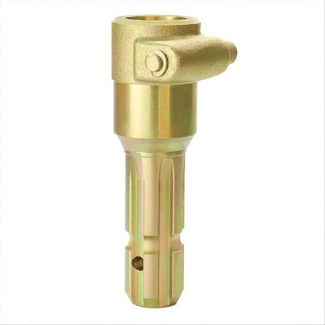 Adaptateur PTO femelle 1-3/8 pouces, 6 cannelures, prolongateur pour tracteur jusqu'à 70 CV, arbre de transmission robuste, raccord universel, compatible prise de force.