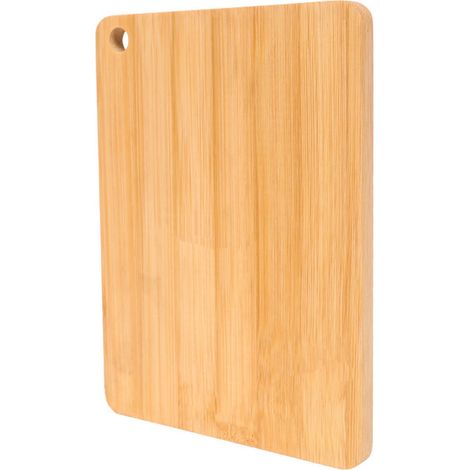 Planche À Découper - Bois Naturel Nanzhu - Double Face Avec Rainures À Jus Et Poignées - Pour Viande Légumes Fruits Fromage Pain - 20 x 15 x 1,2 cm - 1 Pièce (1/5)