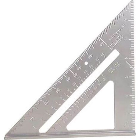 Règle carrée pour le travail du bois en alliage d'aluminium de 7 pouces, outils pour le travail du bois (1/3)